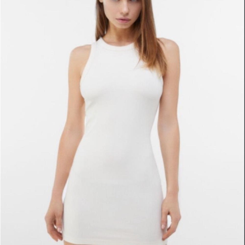 Ribbed mini dress